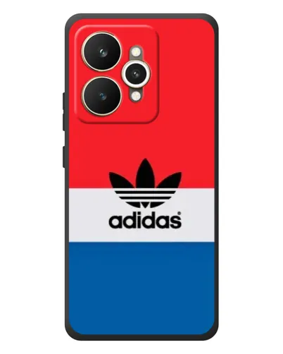 Чехол для Realme 15 с картинкой «Ретро блоки Adidas»