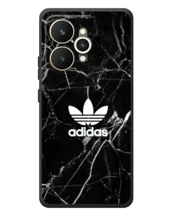 Чехол для Realme 15 с картинкой «Белый мрамор Adidas»