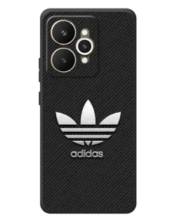 Чехол для Realme 15 с картинкой «Adidas Карбоновая текстура»