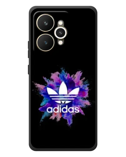 Чехол для Realme 15 с картинкой «Взрыв красок Adidas»