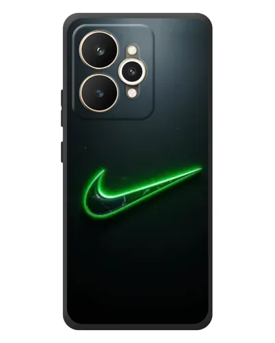 Чехол для Realme 15 с картинкой «Неоновый контур Nike»