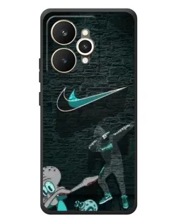 Чехол для Realme 15 с картинкой «Спортивный арт Nike»