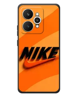 Чехол для Realme 15 с картинкой «Оранжевый драйв Nike»