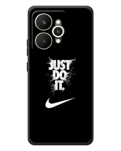 Чехол для Realme 15 с картинкой «Текстовый принт Nike»