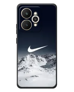 Чехол для Realme 15 с картинкой «Nike — зимние горы»