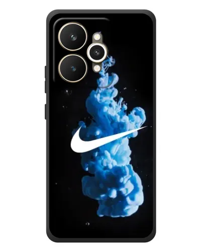 Чехол для Realme 15 с картинкой «Nike и синий дым»