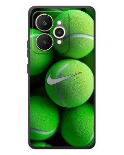 Чехол для Realme 15 с картинкой «Теннисные мячи Найк»