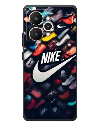 Чехол для Realme 15 с картинкой «Коллекция кроссовок Nike»