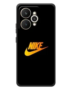 Чехол для Realme 15 с картинкой «Золотой логотип Nike»