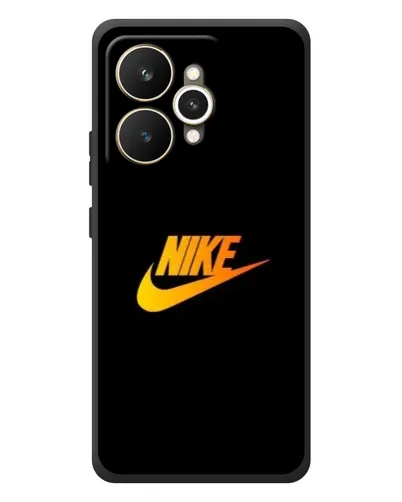 Чехол для Realme 15 с картинкой «Золотой логотип Nike»