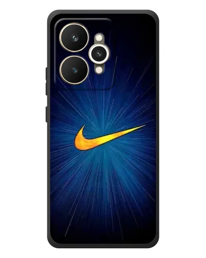 Чехол для Realme 15 с картинкой «Синий пульс Nike» Чехол для Realme 15 с картинкой «Синий пульс Nike»