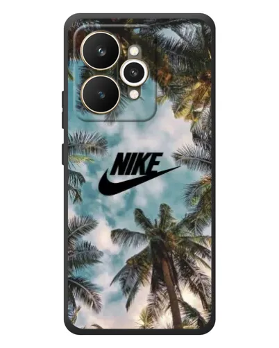 Чехол для Realme 15 с картинкой «Тропический принт Nike» Чехол для Realme 15 с картинкой «Тропический принт Nike»
