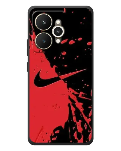 Чехол для Realme 15 с картинкой «Красные брызги Nike» Чехол для Realme 15 с картинкой «Красные брызги Nike»