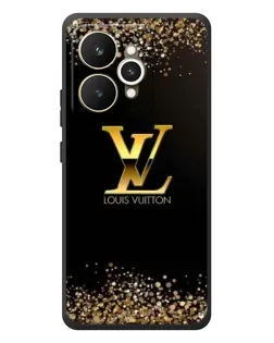 Чехол для Realme 15 с картинкой «LV — золотые искры»