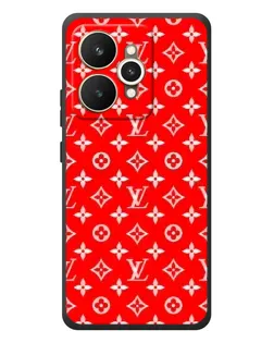 Чехол для Realme 15 с картинкой «Яркий паттерн LV»