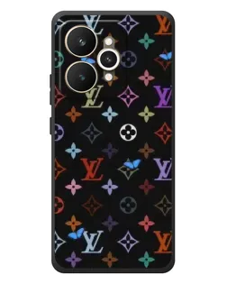 Чехол для Realme 15 с картинкой «Цветная монограмма LV»