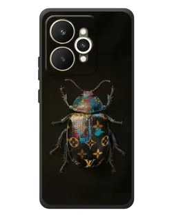 Чехол для Realme 15 с картинкой «LV — мраморный принт»