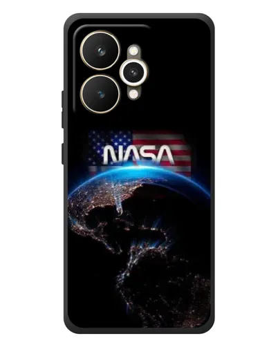 Чехол для Realme 15 с картинкой «Земля из космоса NASA»
