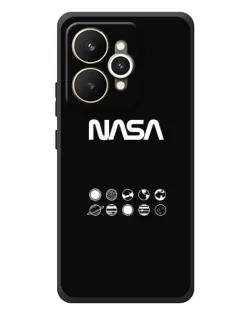Чехол для Realme 15 с картинкой «NASA — технический принт»