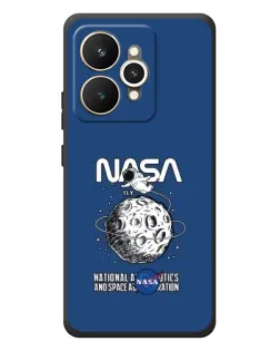 Чехол для Realme 15 с картинкой «NASA — лунная миссия»