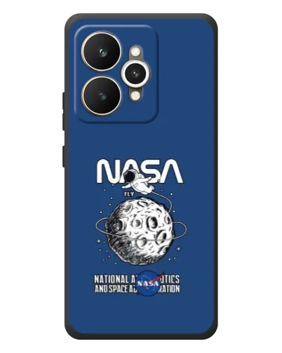 Чехол для Realme 15 с картинкой «NASA — лунная миссия»