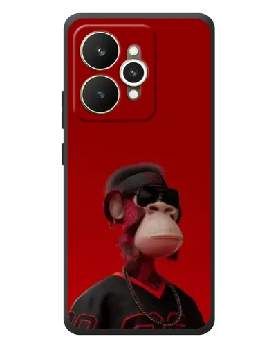 Чехол для Realme 15 с картинкой «Bored Ape в красном» Чехол для Realme 15 с картинкой «Bored Ape в красном»