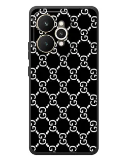 Чехол для Realme 15 с картинкой «Gucci — сетчатый паттерн»