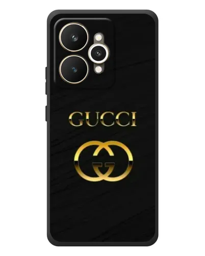 Чехол для Realme 15 с картинкой «Золотой логотип Gucci»