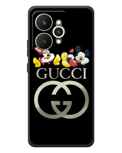 Чехол для Realme 15 с картинкой «Gucci — герои Disney»
