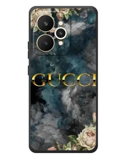 Чехол для Realme 15 с картинкой «Абстрактные цветы Gucci»