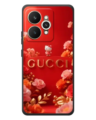 Чехол для Realme 15 с картинкой «Gucci — золотой сад»