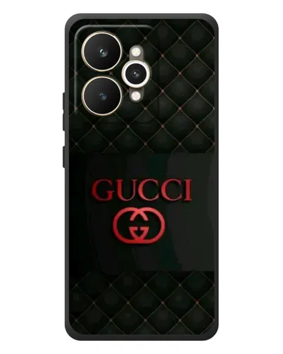 Чехол для Realme 15 с картинкой «Gucci — стеганый черный»