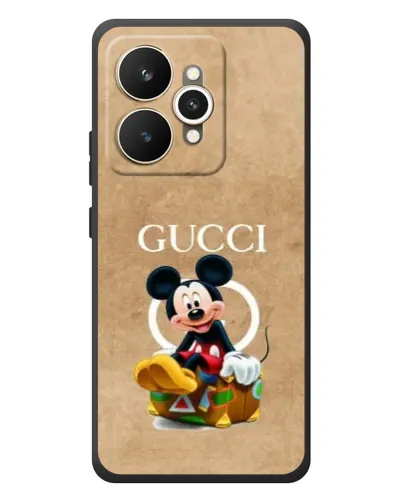 Чехол для Realme 15 с картинкой «Микки Маус Gucci — крафт»