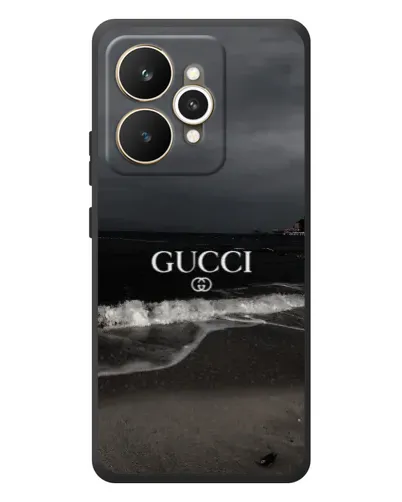Чехол для Realme 15 с картинкой «Gucci — морской прибой»