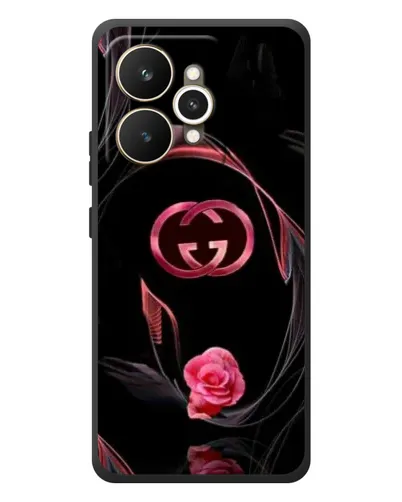 Чехол для Realme 15 с картинкой «Gucci — неоновая роза»