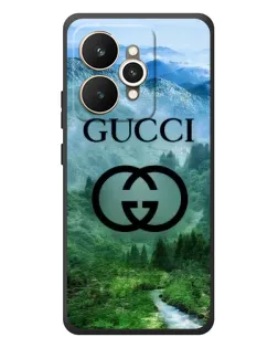 Чехол для Realme 15 с картинкой «Gucci — горный пейзаж»
