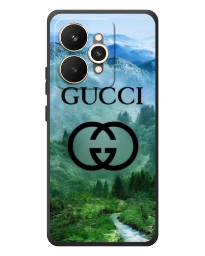 Чехол для Realme 15 с картинкой «Gucci — горный пейзаж»
