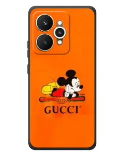 Чохол для Realme 15 з картинкою «Міккі Маус Gucci — помаранч»