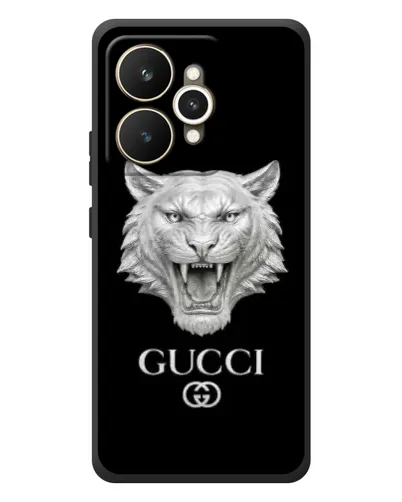 Чехол для Realme 15 с картинкой «Gucci — серебряный лев» Чехол для Realme 15 с картинкой «Gucci — серебряный лев»