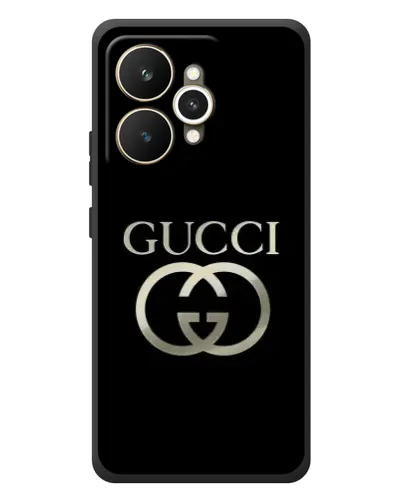 Чохол для Realme 15 з картинкою «Gucci — золото на чорному» Чохол для Realme 15 з картинкою «Gucci — золото на чорному»