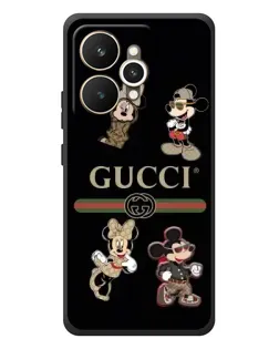 Чохол для Realme 15 з картинкою «Gucci — герої Disney та монограма»