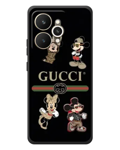 Чехол для Realme 15 с картинкой «Gucci — герои Disney и монограмма» Чехол для Realme 15 с картинкой «Gucci — герои Disney и монограмма»
