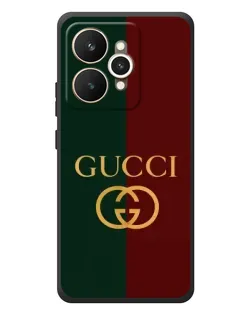 Чохол для Realme 15 з картинкою «Gucci — темно-зелений градієнт»