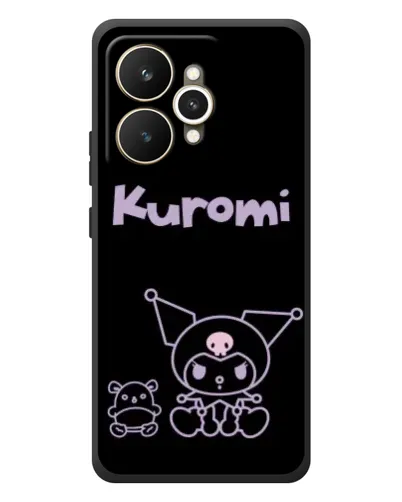 Чехол для Realme 15 с картинкой «Kuromi — черный минимализм» Чехол для Realme 15 с картинкой «Kuromi — черный минимализм»