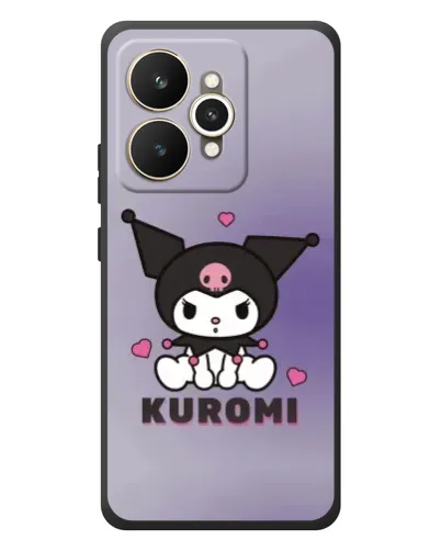 Чехол для Realme 15 с картинкой «Kuromi — фиолетовый арт» Чехол для Realme 15 с картинкой «Kuromi — фиолетовый арт»