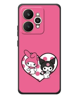 Чехол для Realme 15 с картинкой «Kuromi и My Melody» Чехол для Realme 15 с картинкой «Kuromi и My Melody»