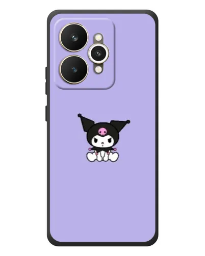 Чехол для Realme 15 с картинкой «Kuromi — фиолетовый минимализм» Чехол для Realme 15 с картинкой «Kuromi — фиолетовый минимализм»