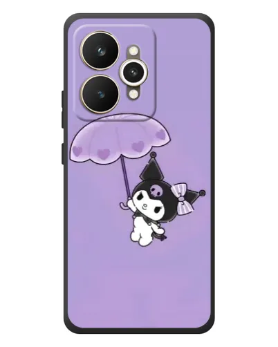 Чехол для Realme 15 с картинкой «Kuromi с зонтиком» Чехол для Realme 15 с картинкой «Kuromi с зонтиком»