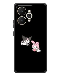Чехол для Realme 15 с картинкой «My Melody и Kuromi» Чехол для Realme 15 с картинкой «My Melody и Kuromi»