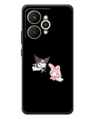 Чехол для Realme 15 с картинкой «My Melody и Kuromi» Чехол для Realme 15 с картинкой «My Melody и Kuromi»
